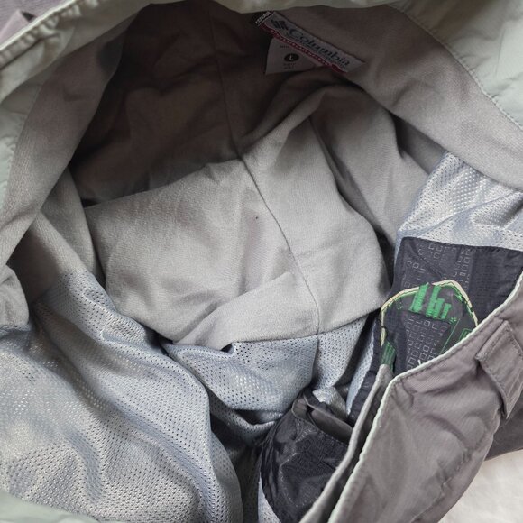 Columbia Convert Mens Large Gray Waterproof Snow Pants Nylon Winter Outdoors Ski - Picture 10 of 14